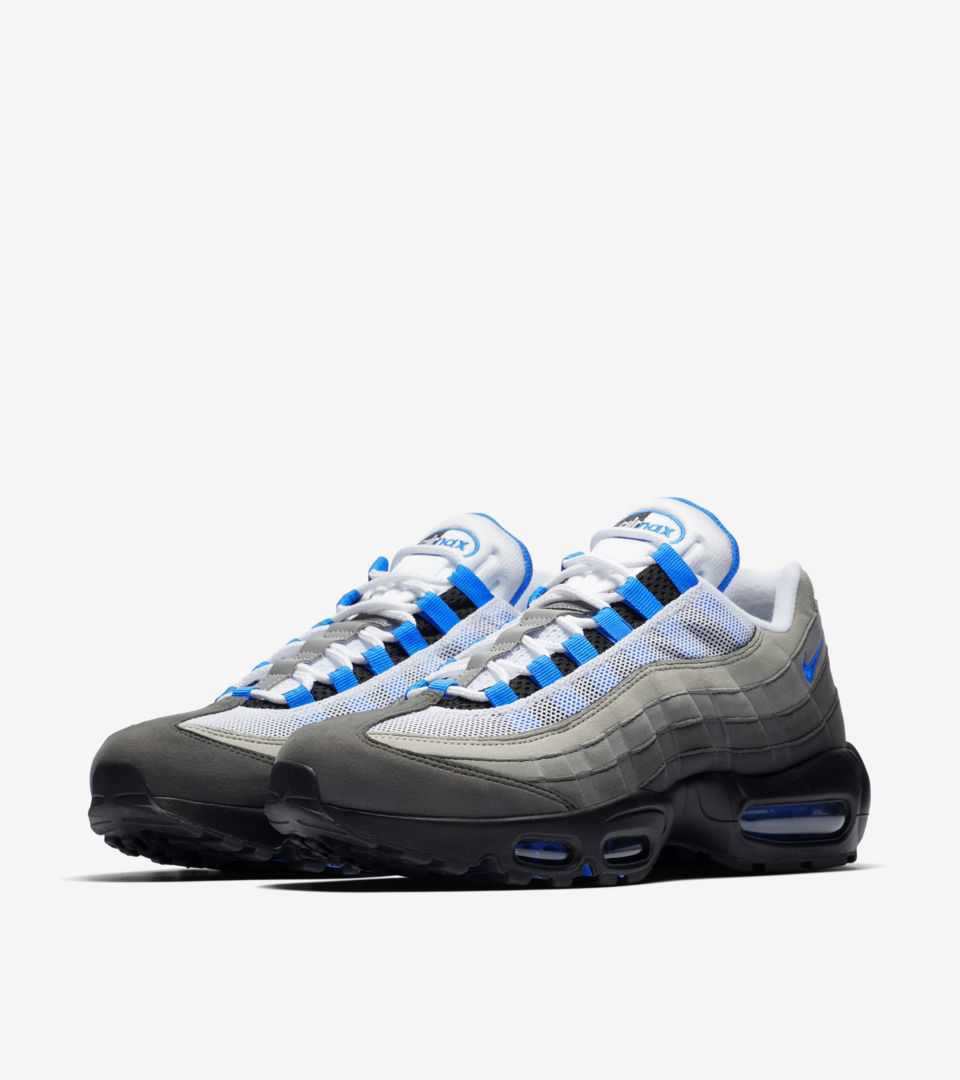 NIKE エアマックス95 27.5cm AIR MAX95 photo blue　NIKE AIR MAX 95 OG WHITE/GRANITE/DUST/PHOTO BLUE