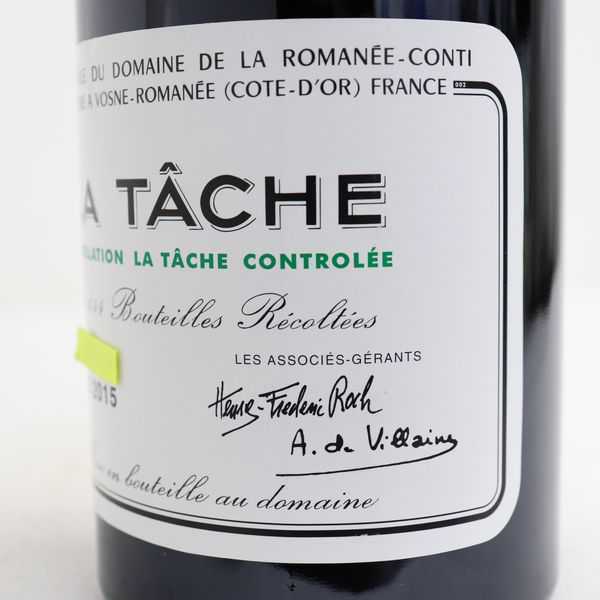 ☆DRC LA TACHE（ラターシュ） 2015 750ml T0C0815