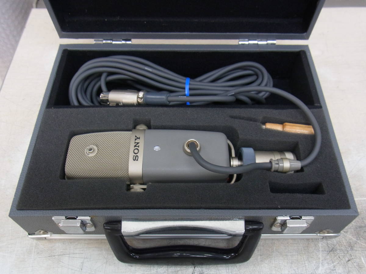 販売日本 □SONY□高級コンデンサーマイク/サンパチマイク□C-38B□極上品