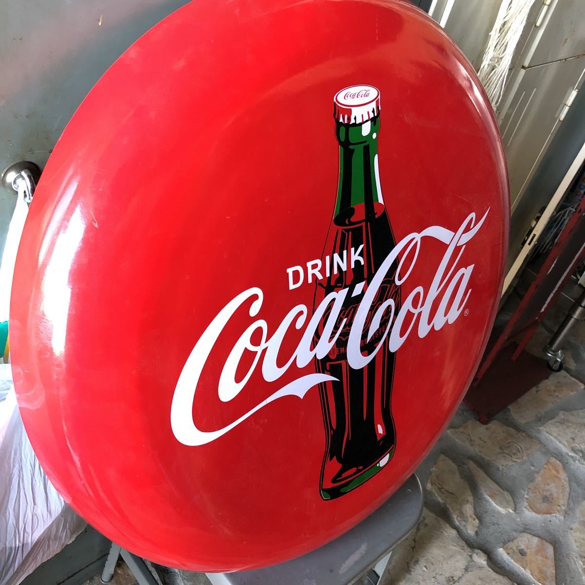 コカコーラ 看板 丸型 コカコーラ 看板 ボタンサイン 丸型 Yahoo