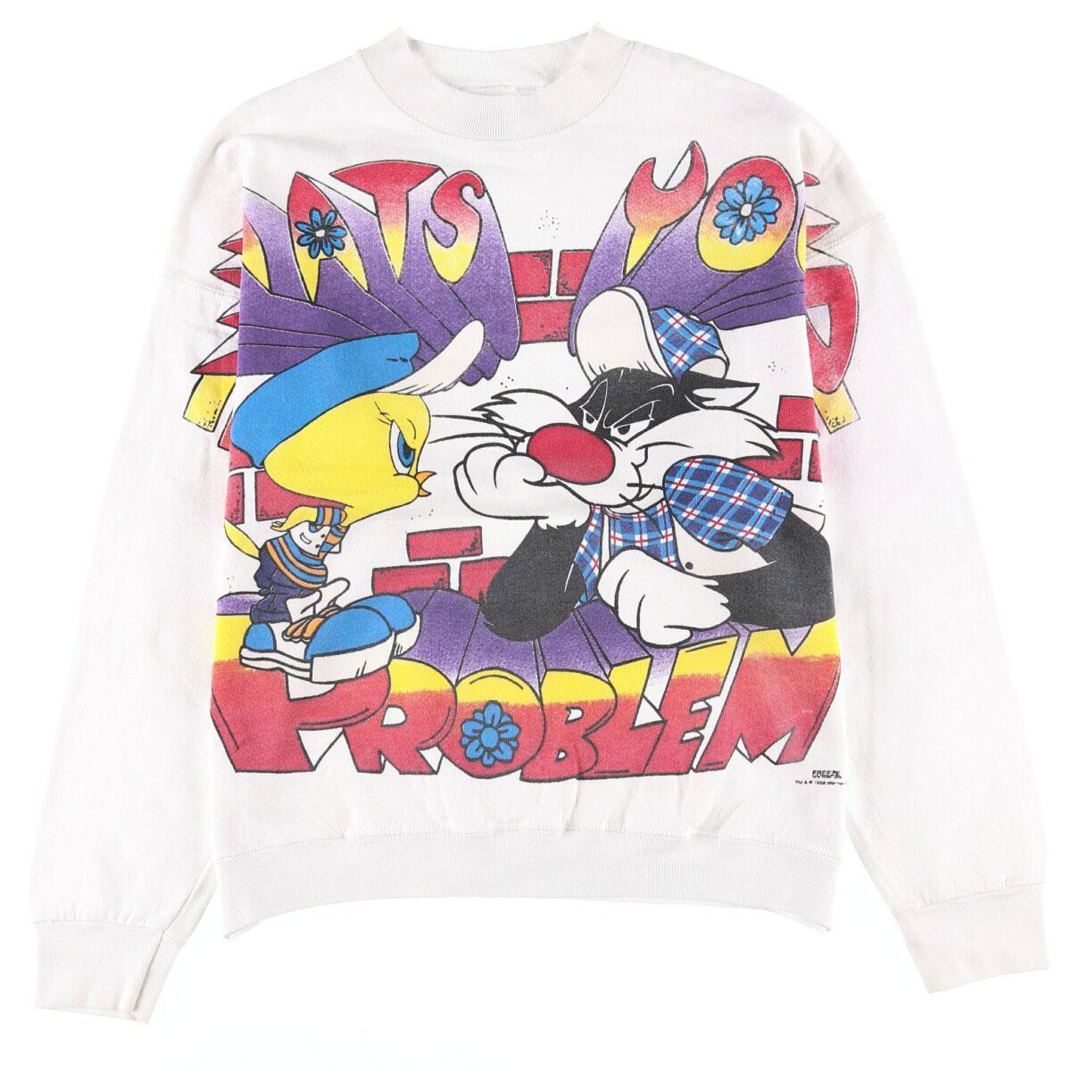 90年代 古着 ルーニーテューンズ LOONEY TUNES スウェット テューンズ 