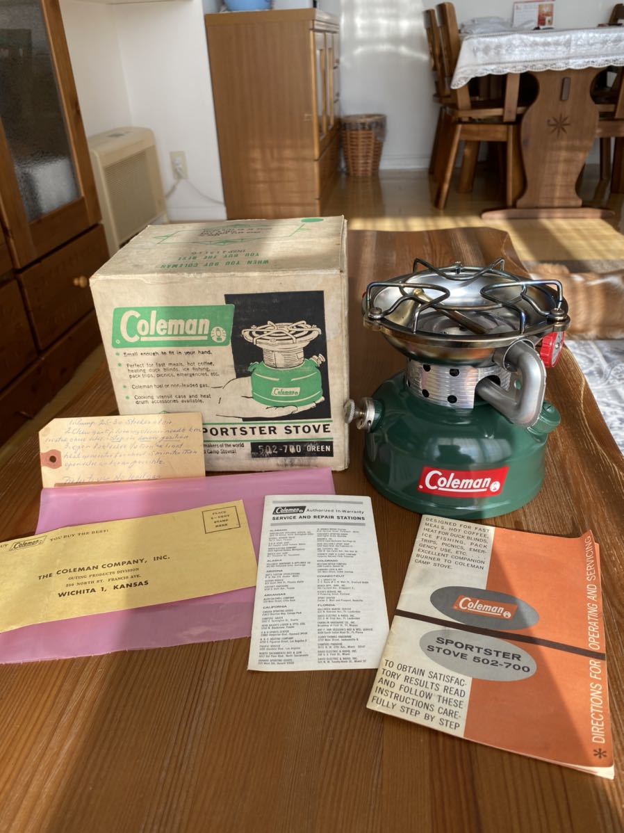 超レア コールマンcoleman502-700 初代スポーツスター超 1964年5月製造モデル 取説元箱付き(ホワイトガソリンランタン)｜売買されたオークション情報、yahooの商品情報をアーカイブ公開 - オーク ホワイトガソリンランタン