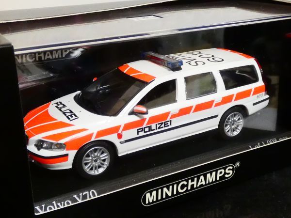 定番，2026 ミニチャンプス 1/43 VOLVO ボルボ V70 Kantonspolizei Schwyz パトカー / ミニカー(乗用車)｜売買されたオークション情報、yahooの商品情報をアーカイブ公開 - オークファン 乗用車