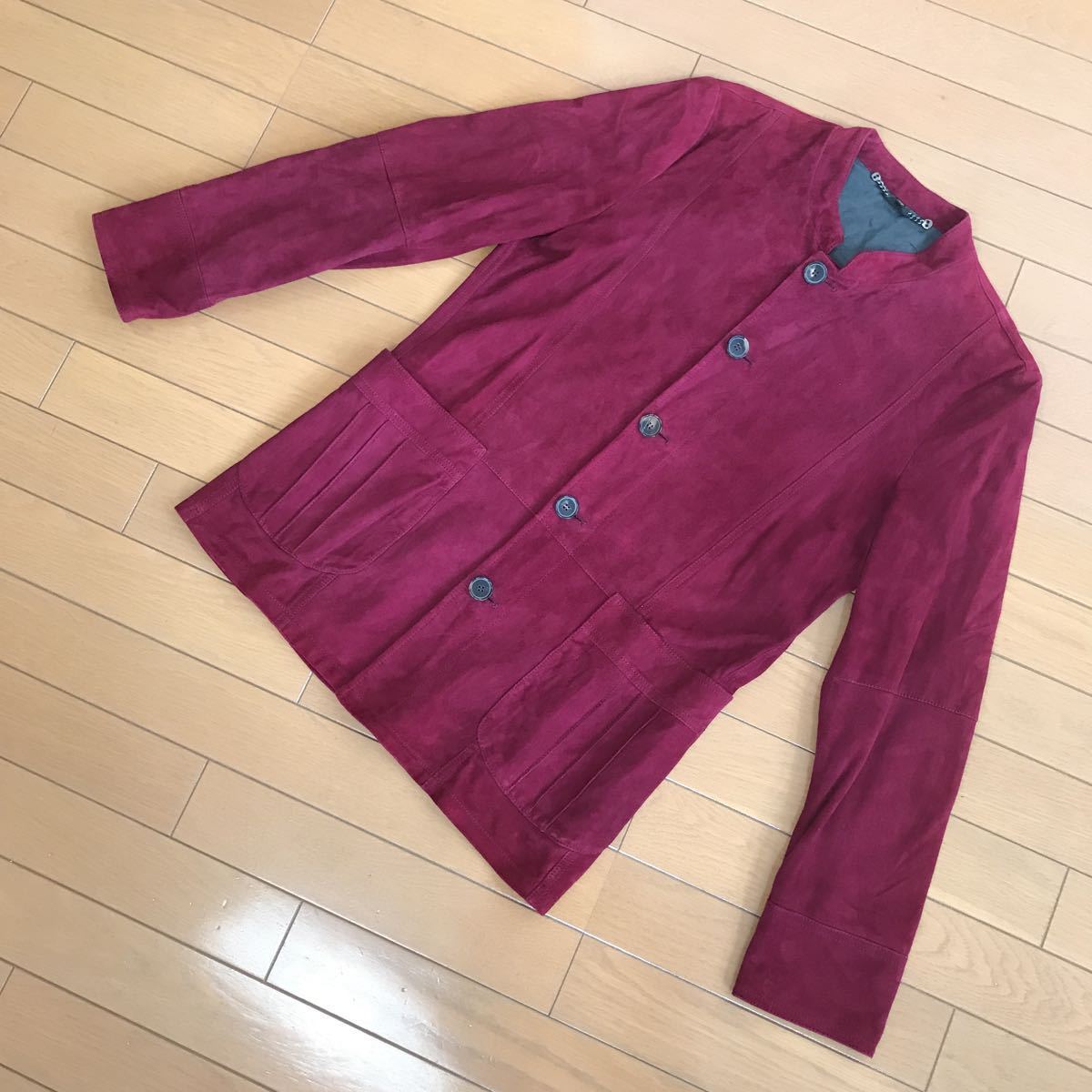 100%新品，新作 35-709744 roberto cavalli ロベルト カバリ レザージャケット 50 ジャケット スエード シャツ イタリア製(Mサイズ)｜売買されたオークション情報、yahooの商品情報をアーカイブ公開 - オークファン Mサイズ