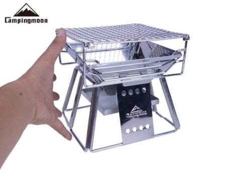  世界最小 CAMPING MOON 手の平サイズ ミニBBQコンロ ミニ焚火台 ３段高さ調整 収納バッグ付 ソロキャンプ X-MINI ２(その他)｜売買されたオークション情報、yahooの商品情報をアーカイブ公開 - オー 炭火用