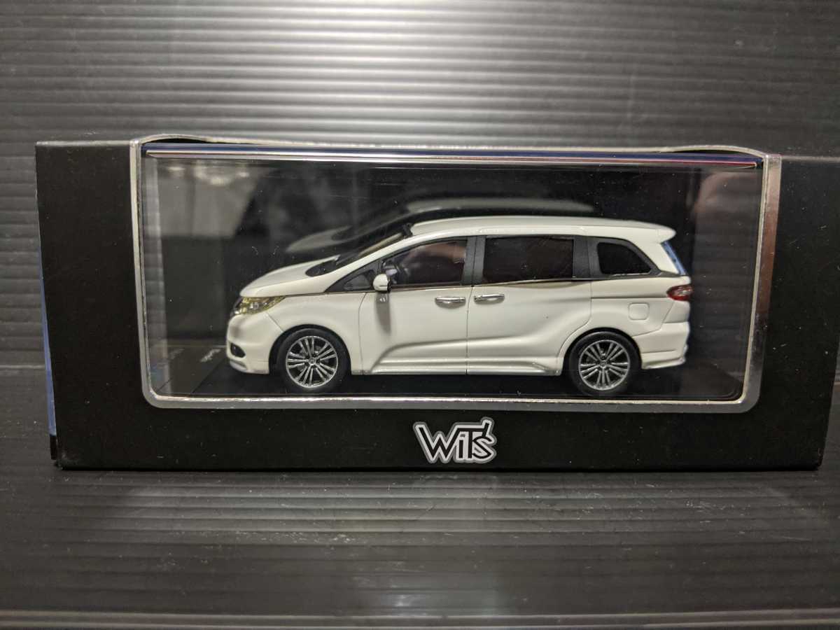 WIT'S 1/43 ホンダ オデッセイ アブソルートEX ホワイト 2013 乗用車
