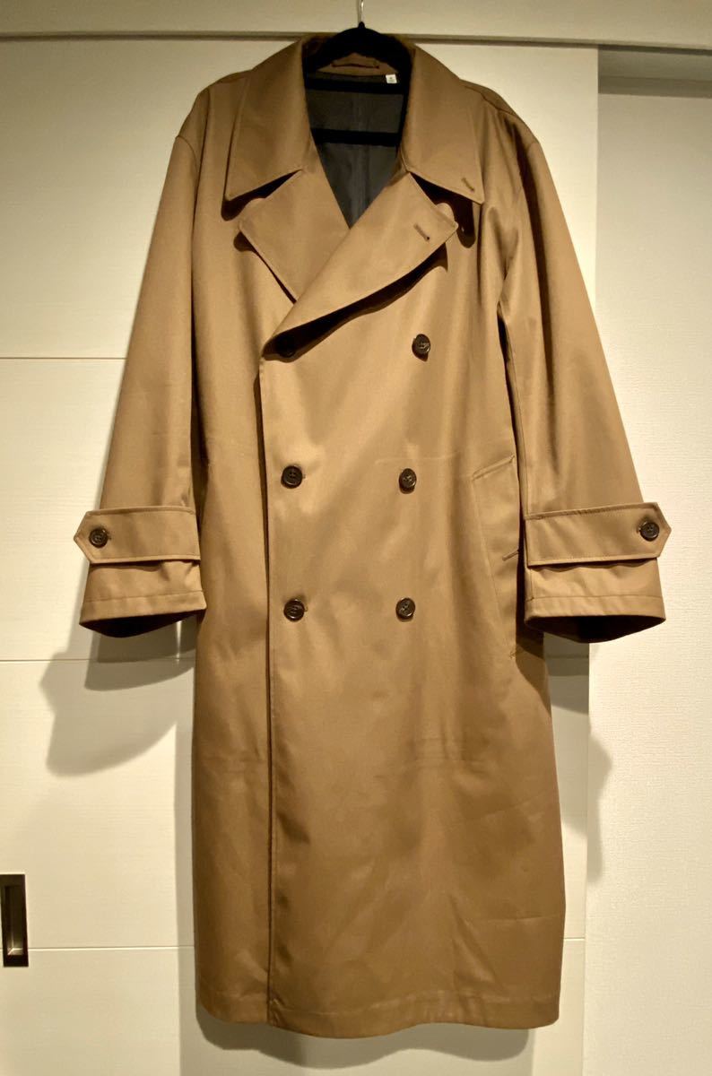 ユニクロU UNIQLO ブロックテックトレンチコート XL ブラウン ユニクロ