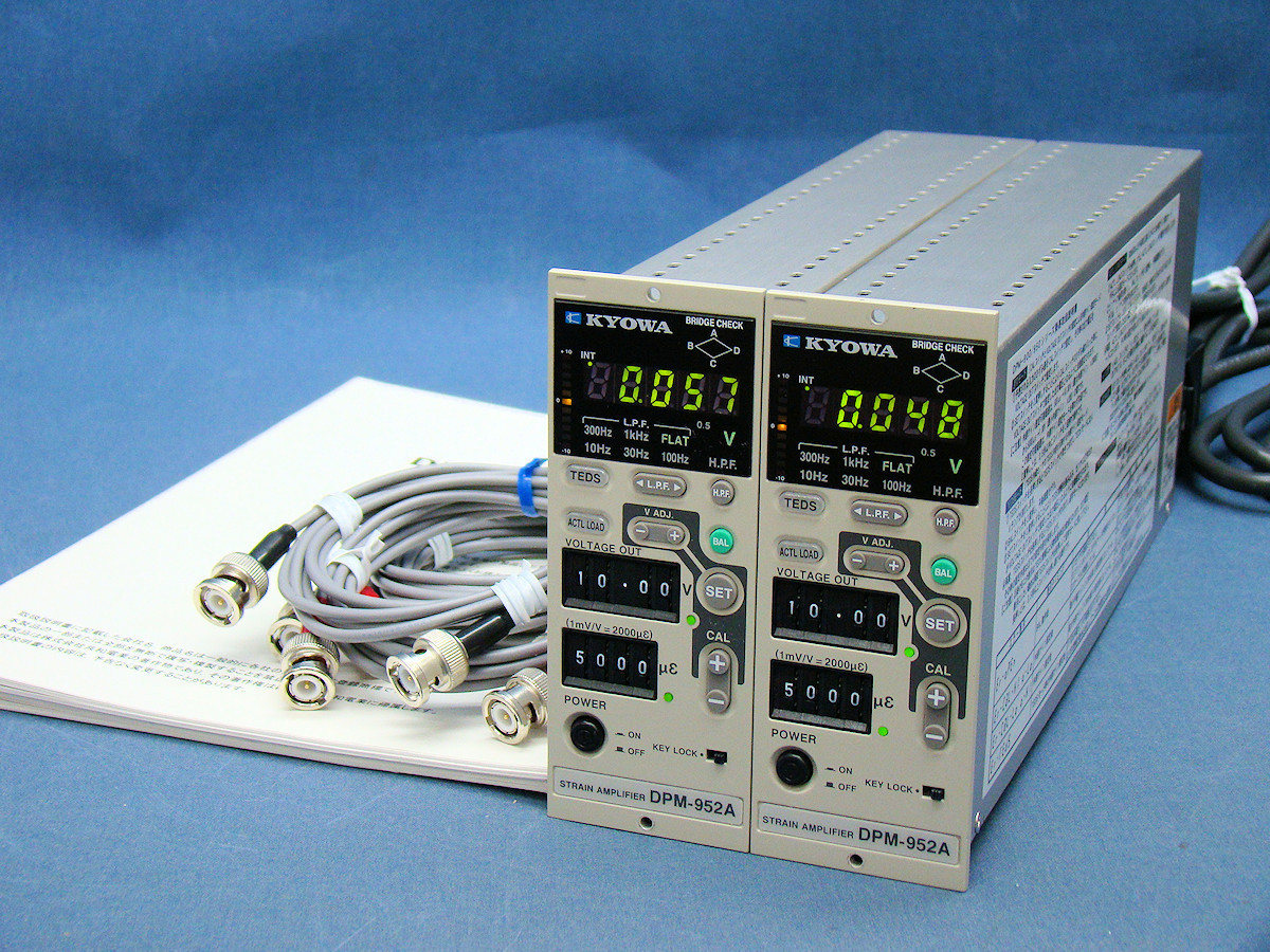  KYOWA 共和 DPM-952A 動ひずみ計 測定器 ストレインアンプ 2台セット(電気計測器)｜売買されたオークション情報、yahooの商品情報をアーカイブ公開 - オークファン 電気計測器