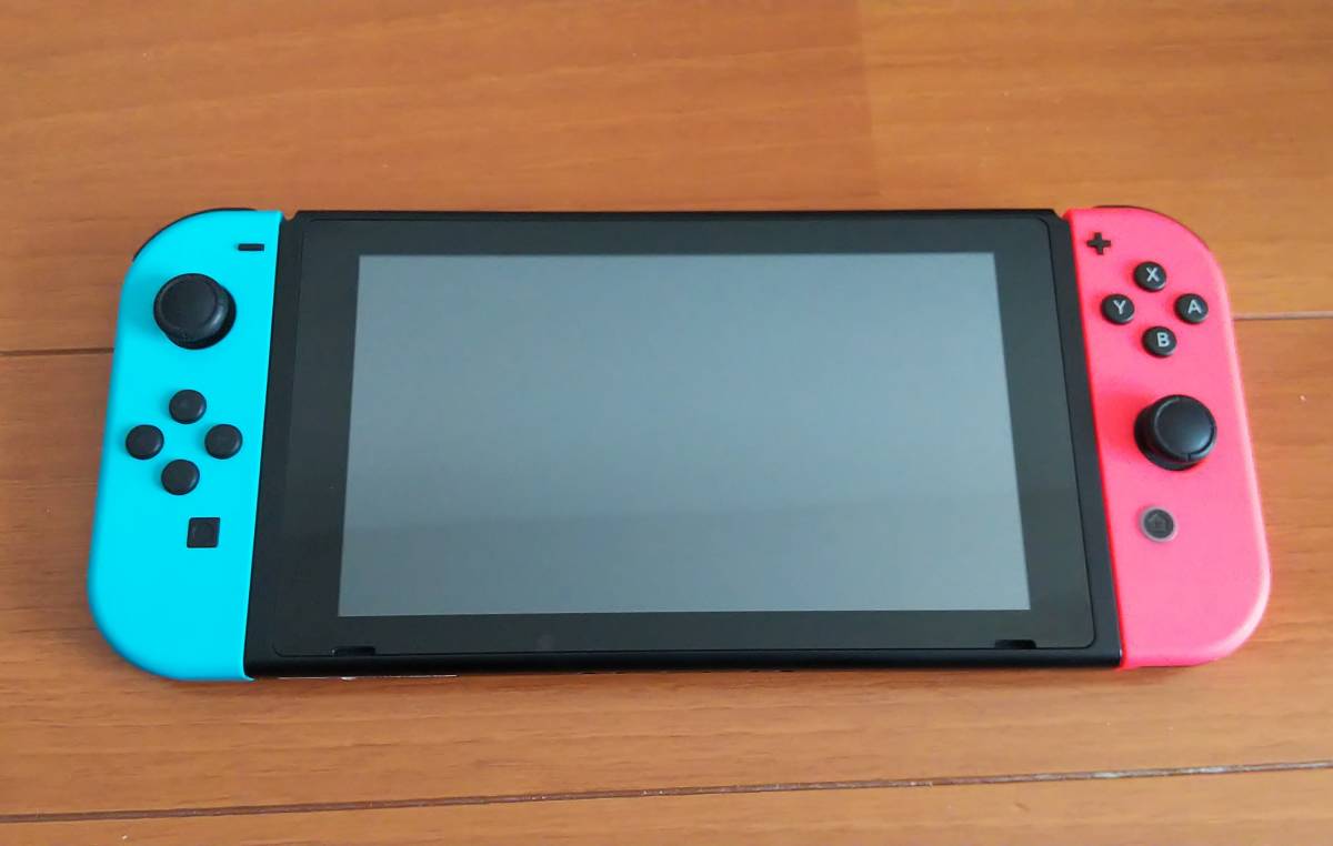 付属品欠品なし】Nintendo Switch ネオンブルー/ネオンレッド + 