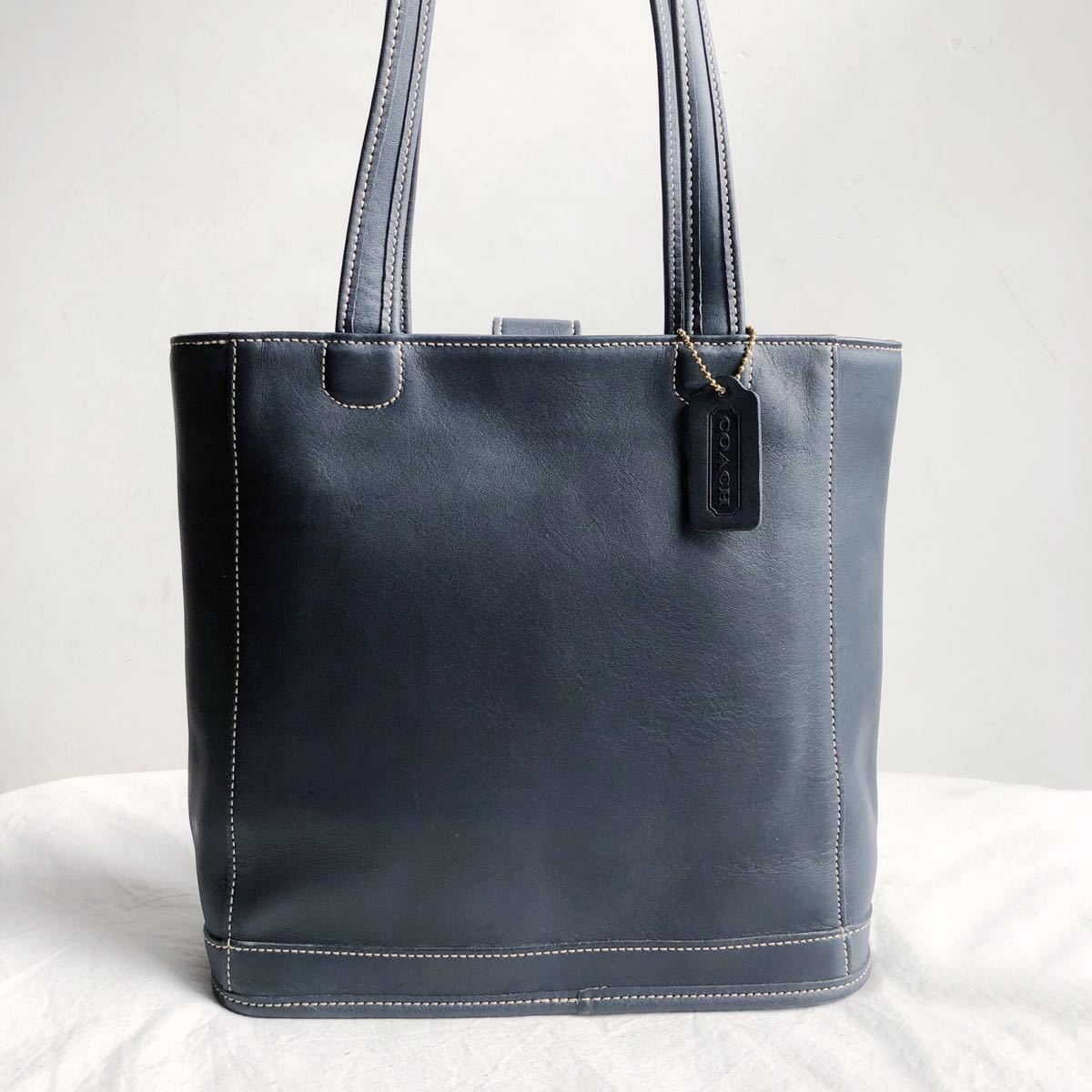 100%新品，爆買い 極 コーチ COACH トートバッグ バッグ ビジネスバッグ ブラック 黒 ダークネイビー メンズバッグ 革 16万 オールドコーチ ビンテージ b(トートバッグ)｜売買されたオークション情報、yahooの商 かばん、バッグ