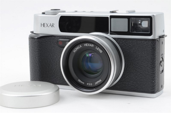 【美品】Konica HEXAR Silver (コニカ ヘキサー シルバー) ☆現状品☆KONICA コニカ HEXAR Silver シルバー 人気のコンパクト