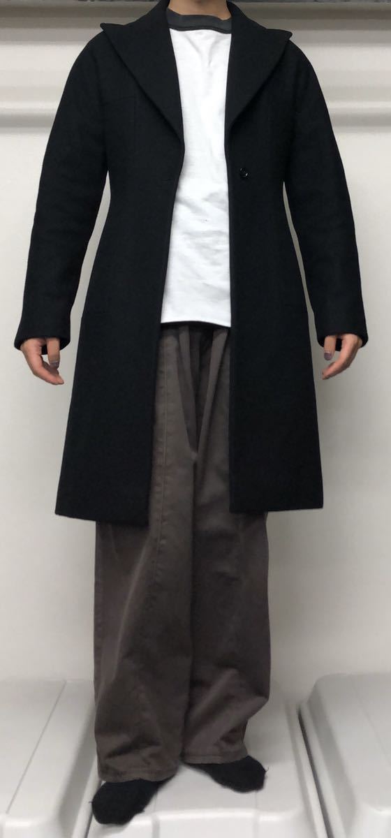 AW1996 ALEXANDER MCQUEEN PEAKED LAPEL COAT 90s 初期 アレキサンダー