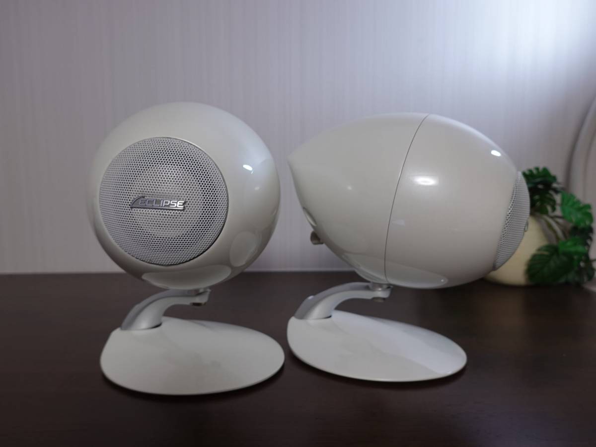 ECLIPSE TD307MK2Aスピーカー ペア 2個セット 富士通テン 実用中古【ECLIPSE TD307MK2A WH】 人気の白 ペア2本 富士通テン