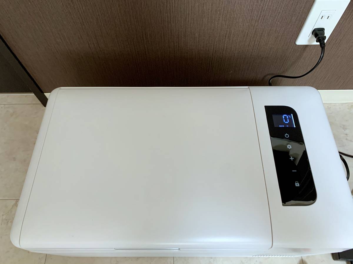 ポータブル冷蔵庫15L　12V24V 100v トラック　キャンプ 未使用】車載用冷蔵庫[15L -20℃]12v24v ポータブル家庭保冷庫