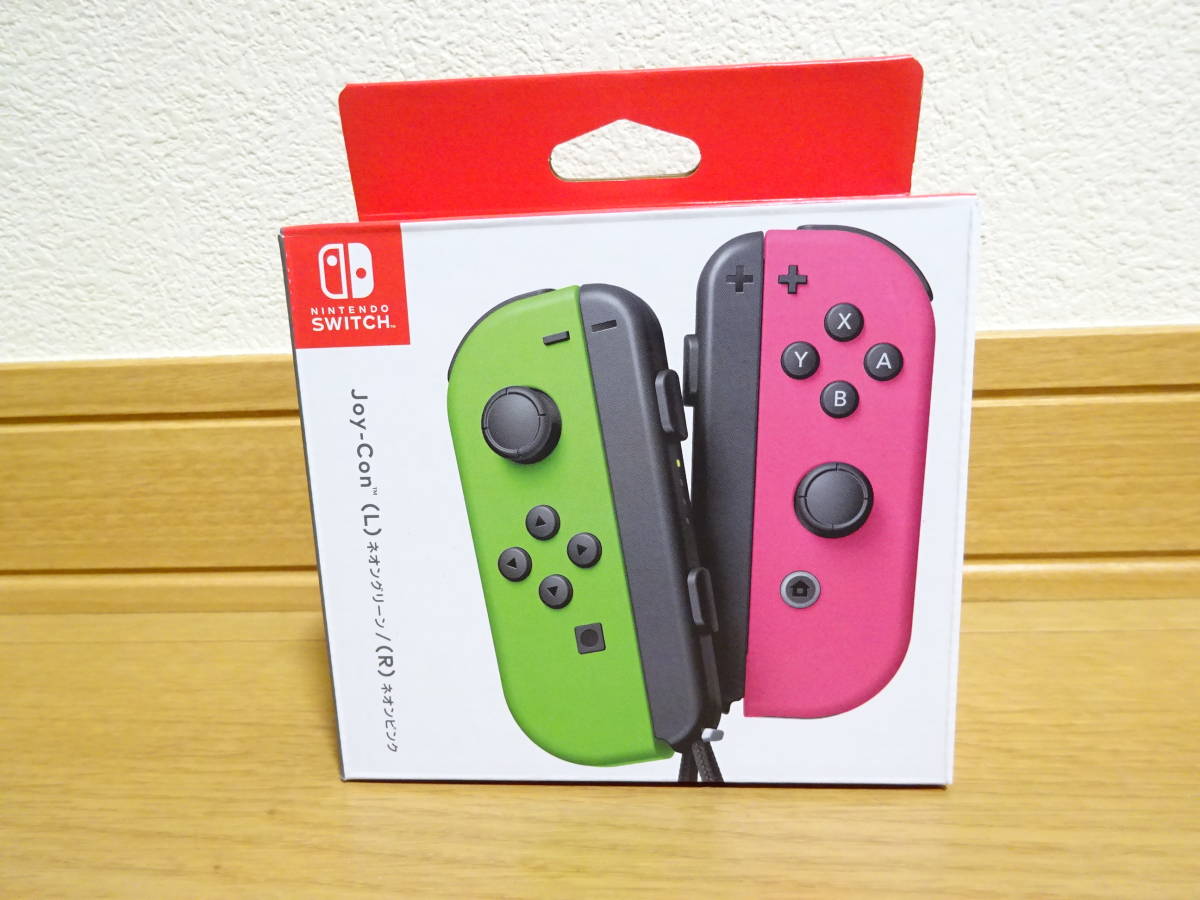 【新作登場，新作】 品 Switch Joy-Con L ネオングリーン/ R ネオンピンク 任天堂 ジョイコン ニンテンドー(ニンテンドースイッチアクセサリー)｜売買されたオークション情報、yahooの商品情報をアーカイブ公開 - オ ニンテンドースイッチアクセサリー