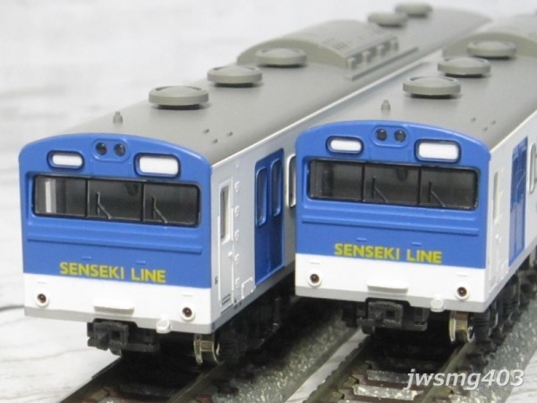 中古 ROUNDHOUSE 103系 仙石線色タイプ 4両セット[10-911] #018290 新103
