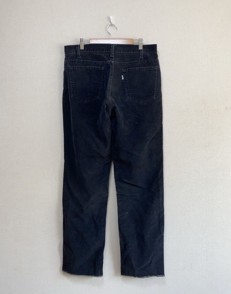 90s USA製 リーバイス 519 ブラック コーデュロイ パンツ W34 levis 黒 