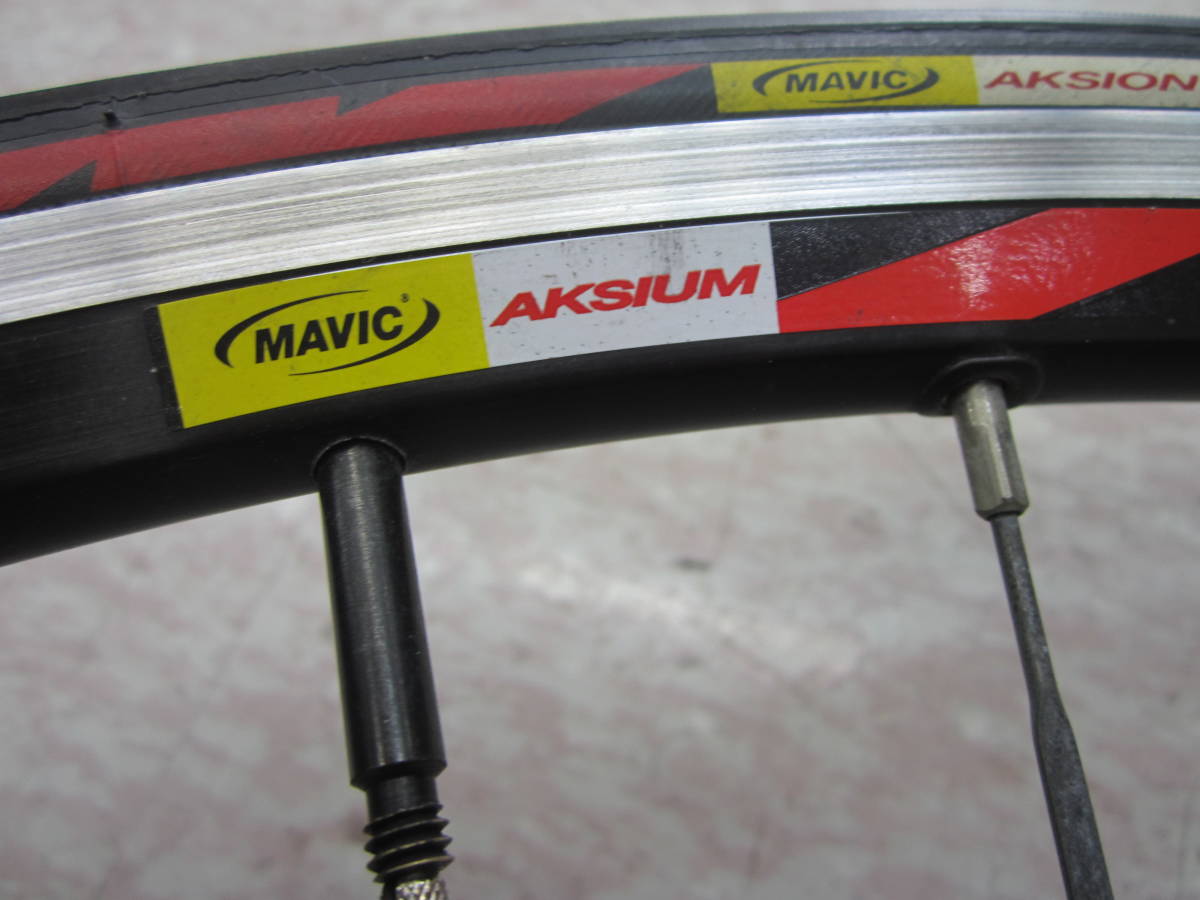 MAVIC マビック AKSIUM アクシウム 前後ホイールセット タイヤ付き