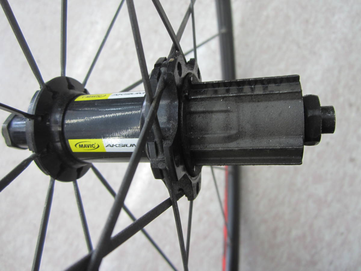 MAVIC マビック AKSIUM アクシウム 前後ホイールセット タイヤ付き