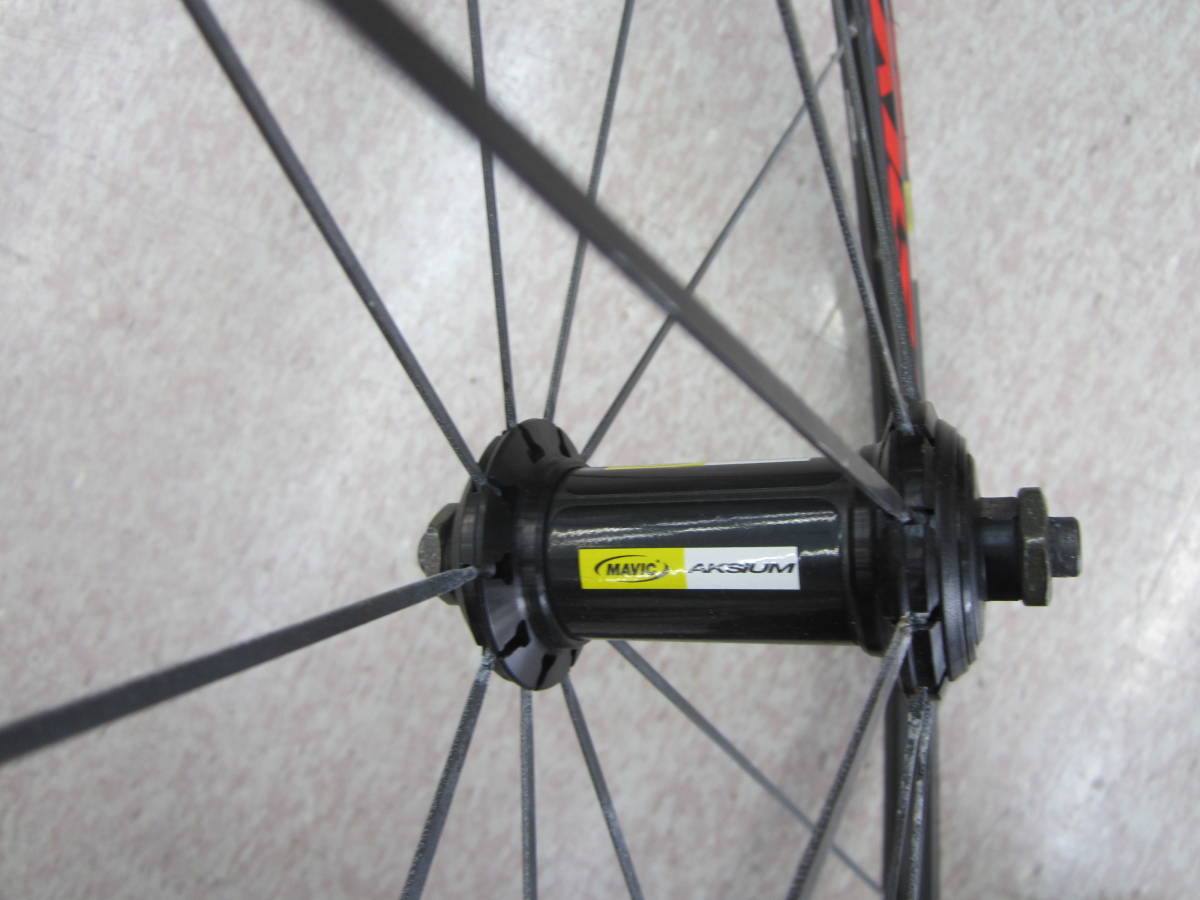 MAVIC マビック AKSIUM アクシウム 前後ホイールセット タイヤ付き