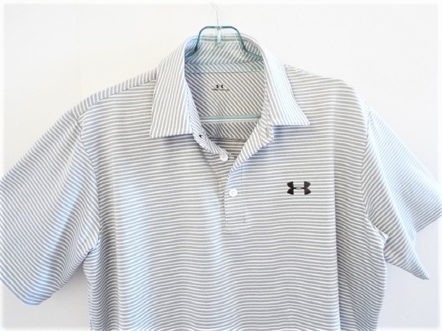 豊富な，高品質 UNDER ARMOUR アンダーアーマー / プルオーバーシャツ ボーダー / サイズXL(アンダーアーマー)｜売買されたオークション情報、yahooの商品情報をアーカイブ公開 - オークファン シャツ