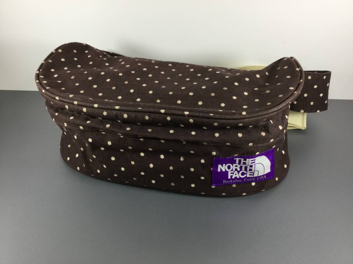 THE NORTH FACE PURPLE LABEL ザ・ノースフェイス パープルレーベル ボディバッグ 水玉 ブラウン