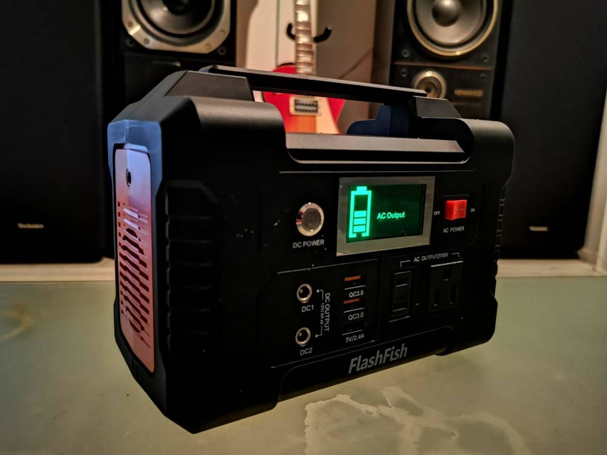 FlashFish ポータブル電源 大容量 小型発電機 40800mAh/151Wh AC(200W