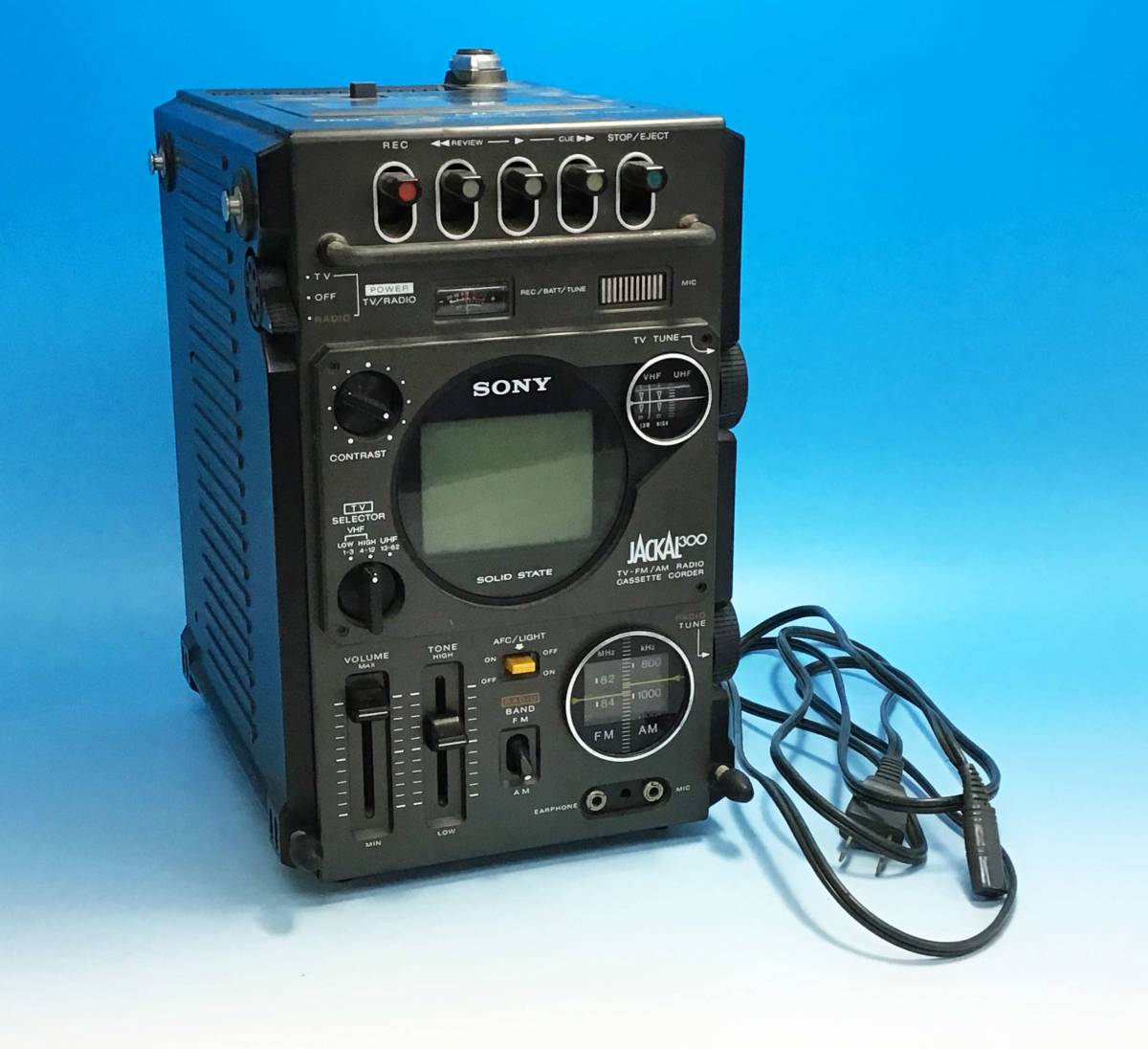 SONY ソニー JACKAL 300 テレビ一体型ラジカセ FX-300 稼動品】SONY