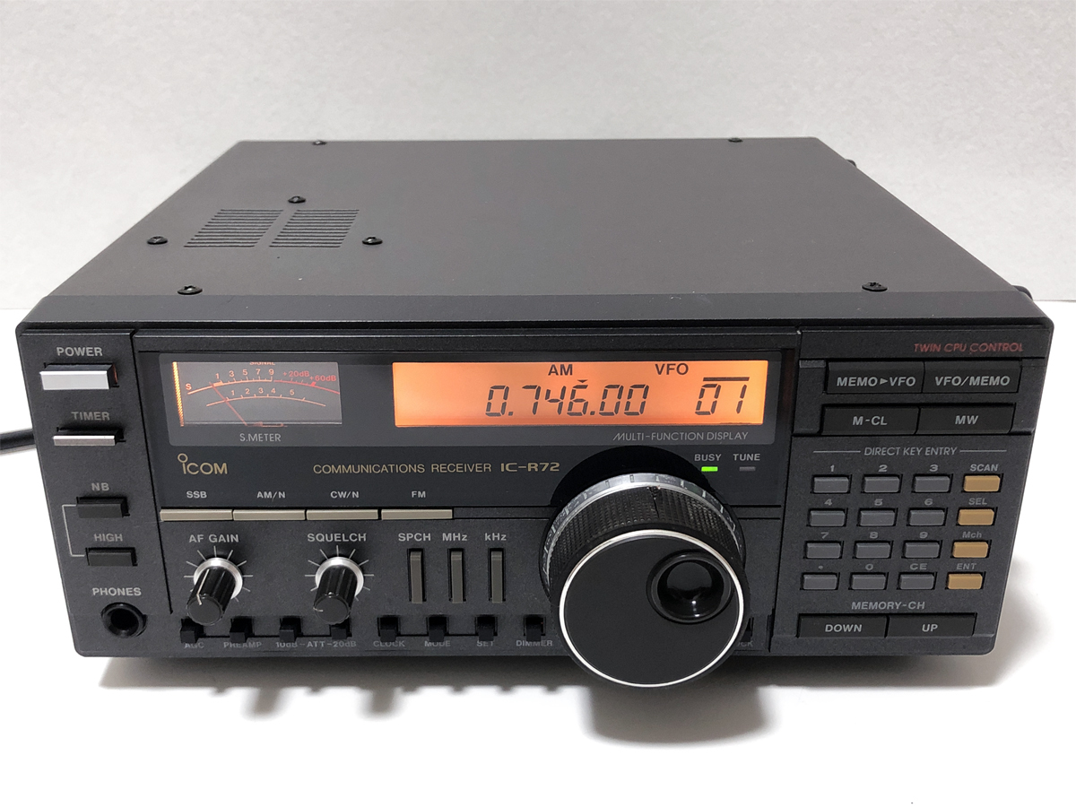 ICOM アイコム IC-R72 通信型 受信機 100kHz～30MHz Icom 【公式通販】