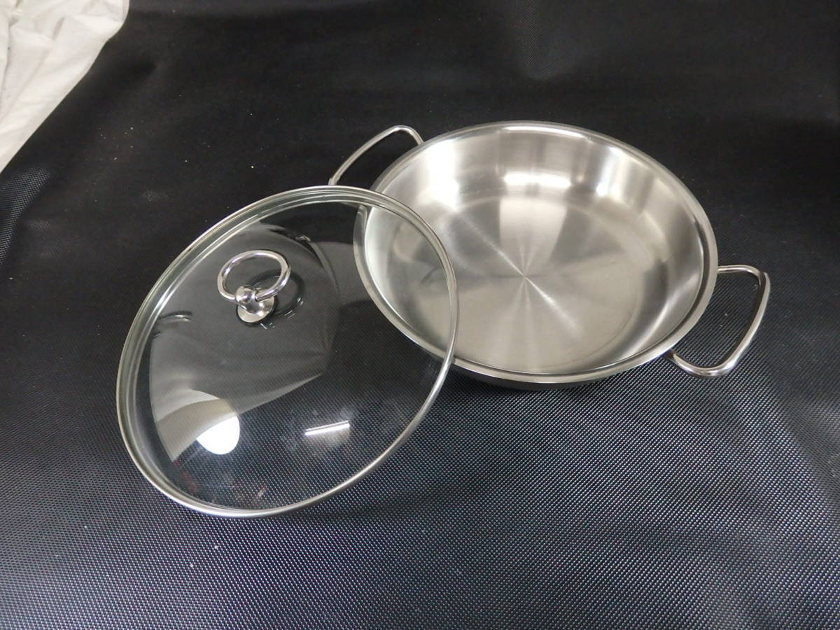  B Fissler フィスラー 18-10 サーブパン 24cm IH対応(両手鍋)｜売買されたオークション情報、yahooの商品情報をアーカイブ公開 - オークファン 両手鍋