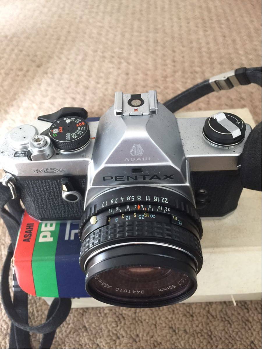 PENTAX MX ペンタックス フィルムカメラ 黒 ボディ動作未確認 ジャンク