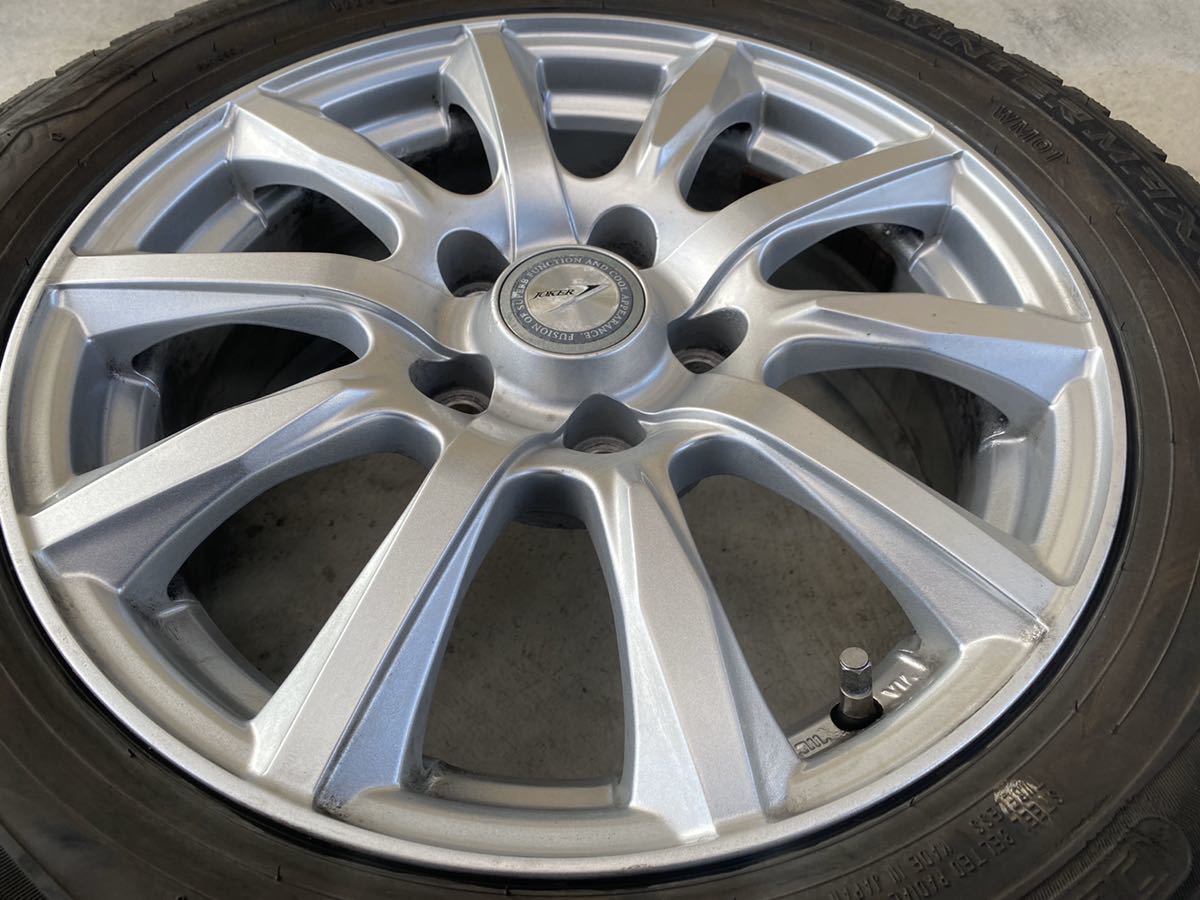トヨタ純正ナット対応 205/60R16 アルミホイール& DUNLOP WINTER