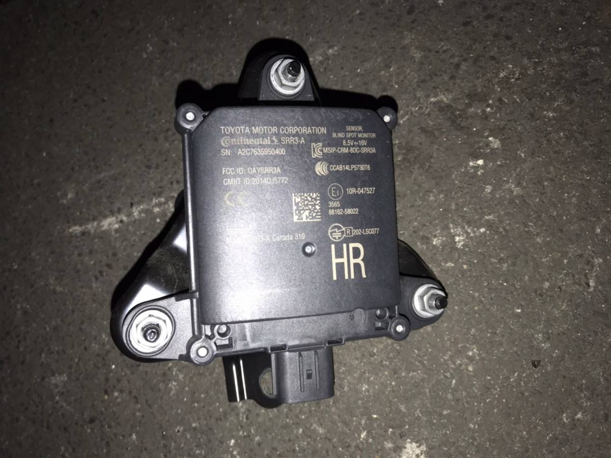 アルファード　30　後期　ブラインドスポットモニター　センサー　88162-58022　RH　AGH30W　AGH35 GGH30 GGH35 