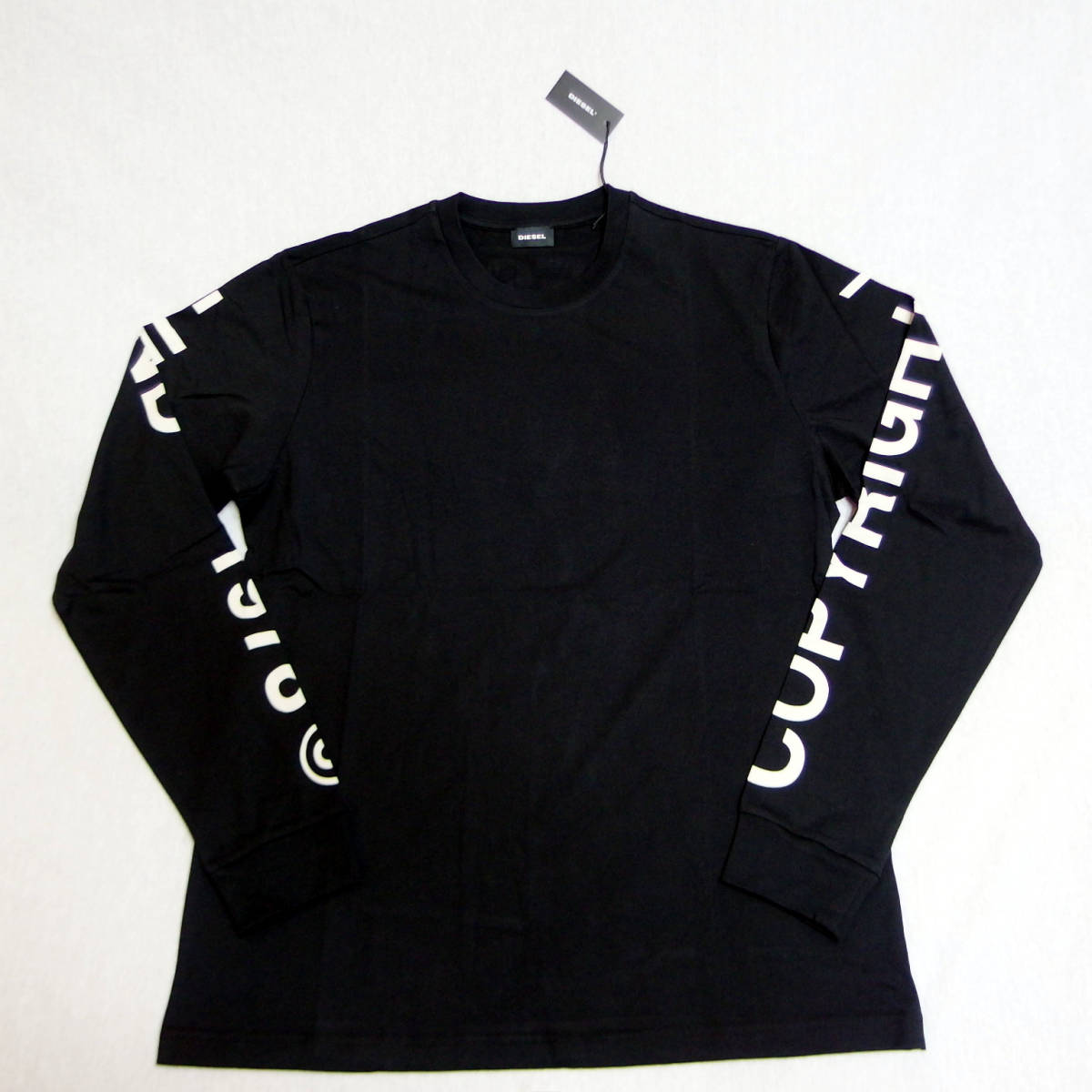 T-JUST-LS-T14◇黒 S◇DIESELディーゼル◇長袖Tシャツ◇新品1.0万タグ  