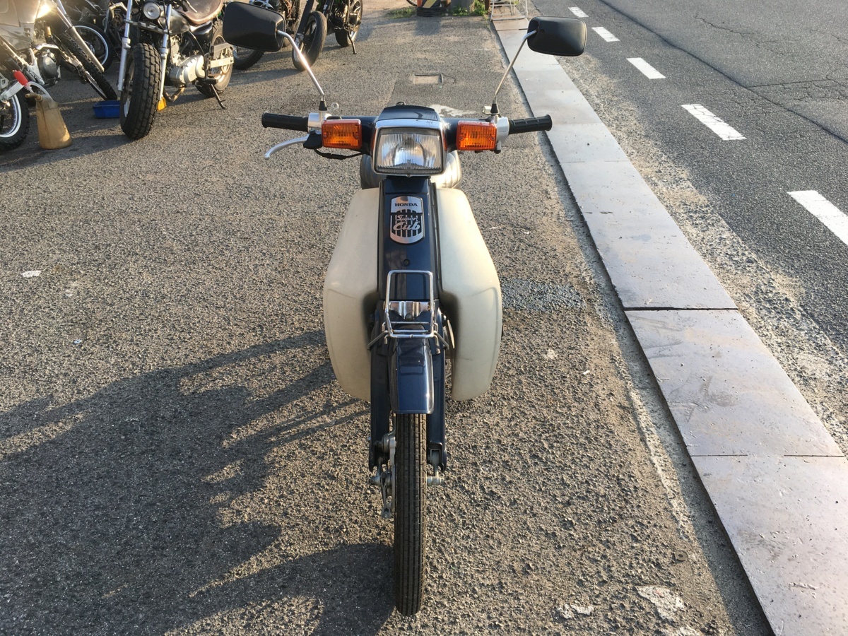 AA01 カスタム スーパーカブ50 FI ホンダ Yahoo!オークション セル付き 