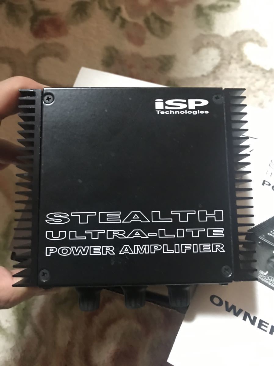 オーディオ機器 iSP Technologies STEALTH パワーアンプ ハードケース