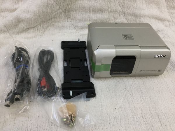 未使用 SONY MDチェンジャー 6連奏 MDX-65RF 付属品完備 ソニー 未
