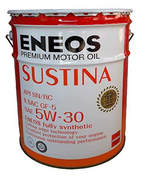 ENEOS SUSTINA 5W-30 20L エンジンオイル サスティナ 5W-30 SUSTINA - エネオス エンジンオイル レガシィ