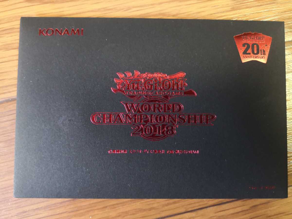 □遊戯王 世界大会wcs2018来場者特典□20thシークレットレア 青眼の白
