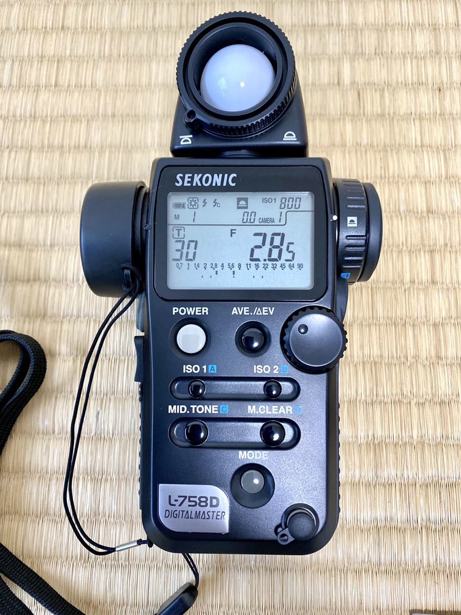 Minolta  露出計 デジタル 美品 SEKONIC 露出計 デジタルマスター L-758D セコニック 【公式通販】