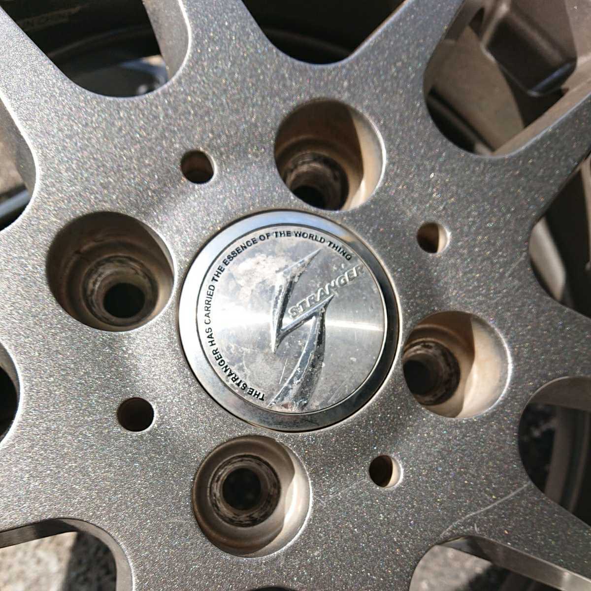 社外14インチアルミホイールタイヤ付き4本セット！14×4.5j＋44 4/100
