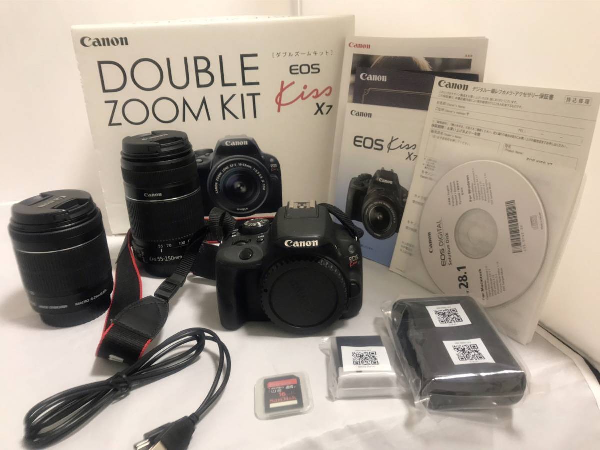 EOS X7 Kiss Canon デジタル一眼レフカメラ CANON 美品 キャノン 
