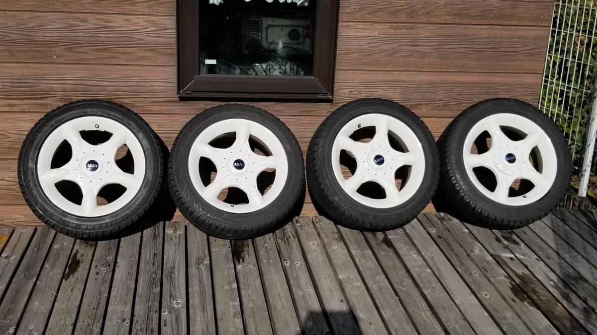 ☆BMW MINI純正16インチホイール 4本 6.5J +48 4H 100 BLIZZAK REVO2 