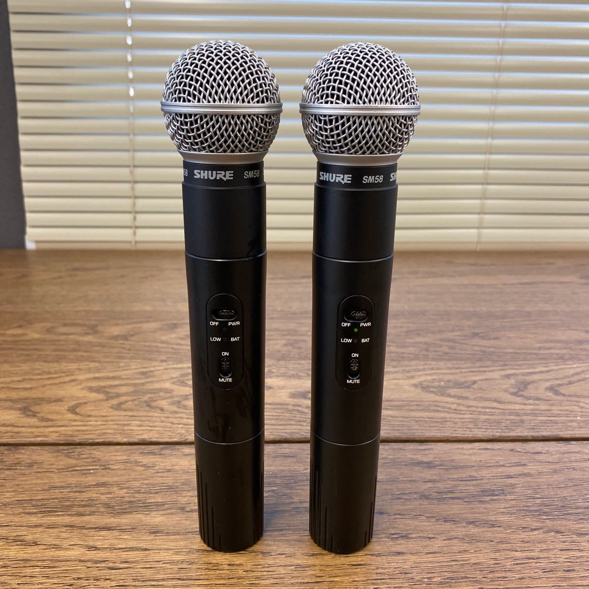SHURE SM58/2本セット/ボーカルマイク/ダイナミックマイク/ワイヤレス