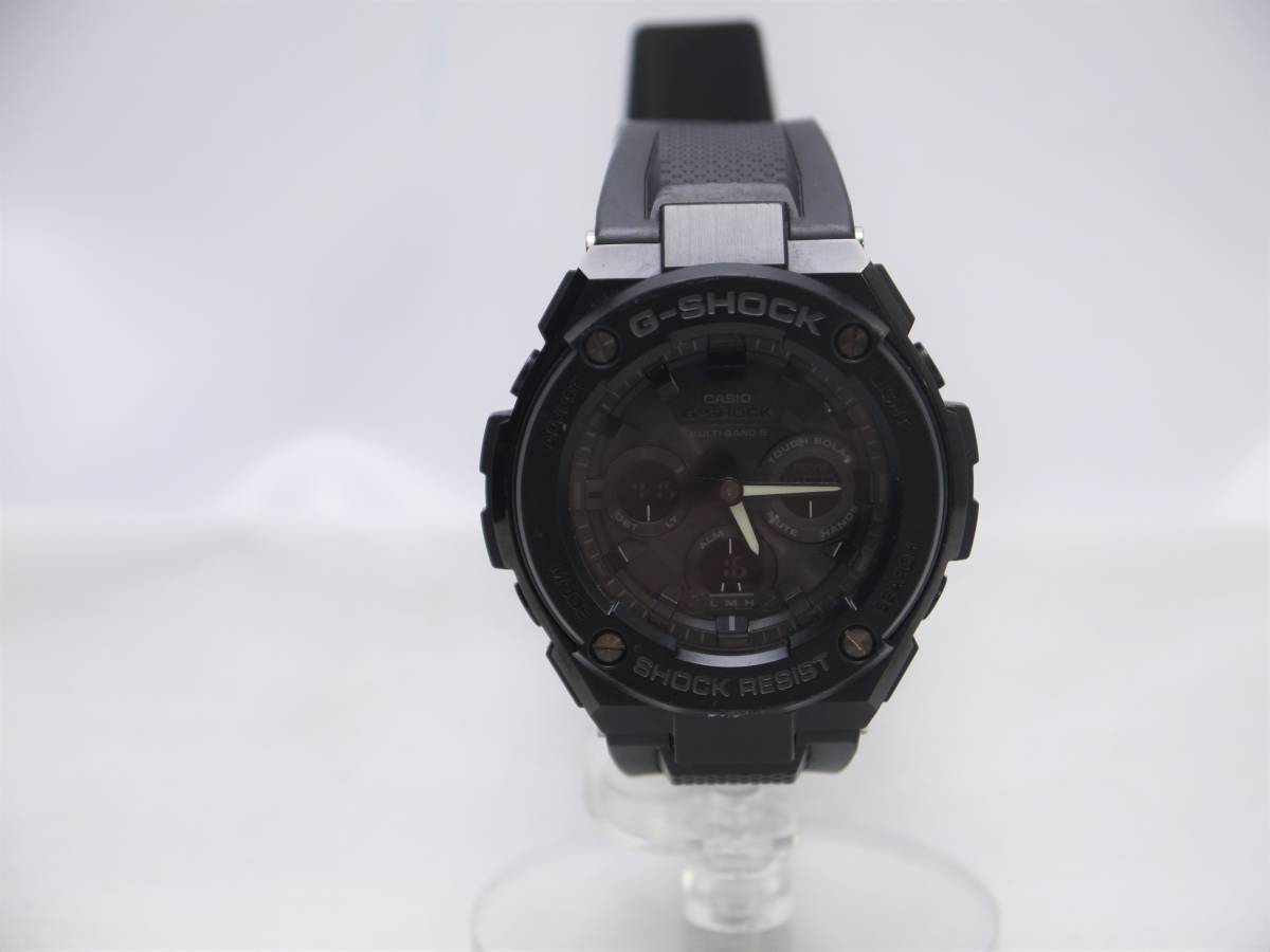 G-SHOCK GST-W300G マルチバンド6 電波ソーラー 箱付き 中古品 黒 