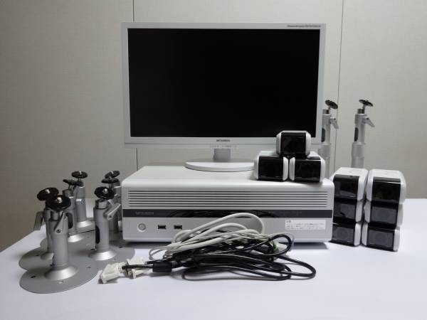 三菱レコーダ・NR－3500＋三菱専用カメラ4台＋ハウジング4本＋