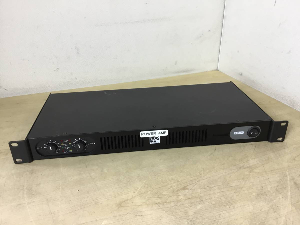 DCP400 パワーアンプ 2チャンネル ハードケース付 DCP400 パワーアンプ 2チャンネル ハードケース付 Yahoo!オークション