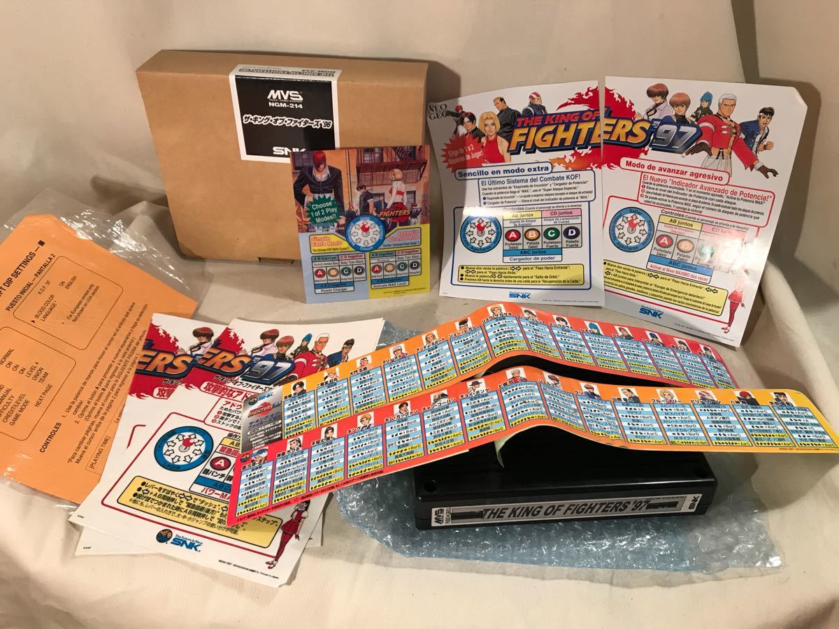 送料無料，大得価 1997年 ネオジオ NEOGEO MVS SNK ザ キングオブファイターズ97 アーケード ゲーム 基板 インスト付 ソフト カセット 日本製(ゲーム基板)｜売買されたオークション情報、yahooの商品情報をアーカイ ゲーム基板