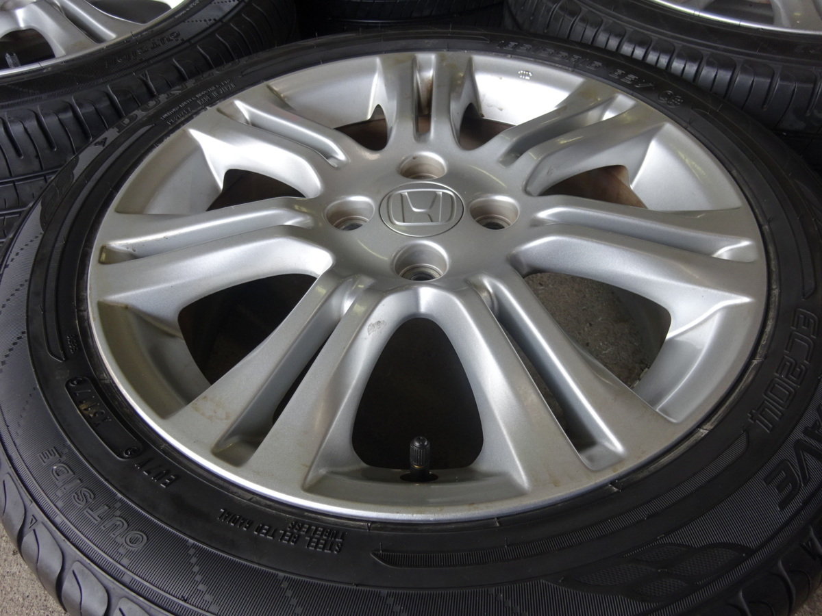 ホンダ純正ホイール 16インチ 4穴 PCD100 16×6j 53 タイヤ 185⁄55R16 83v