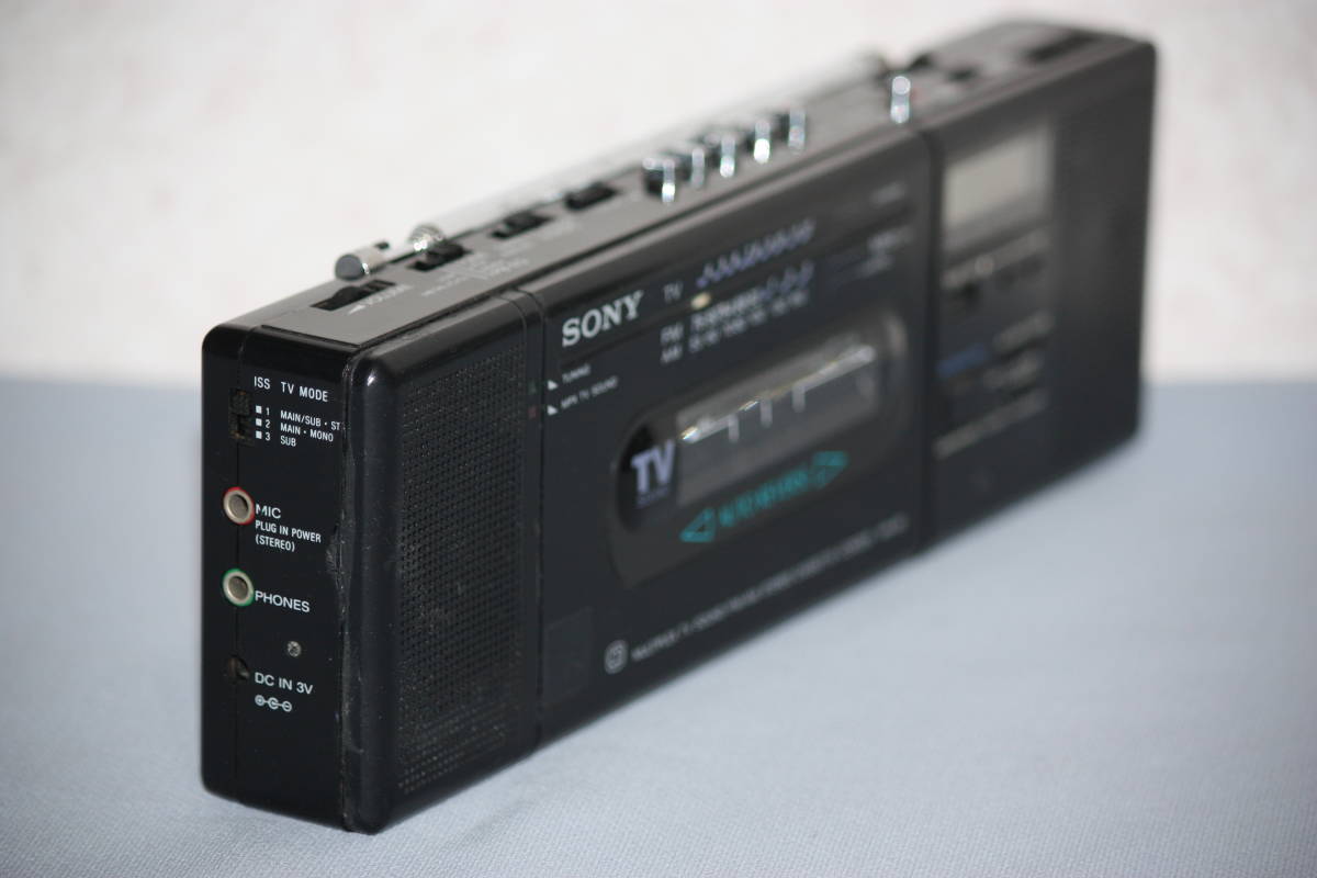 SONYの古いステレオカセットレコーダーWA-88「要修理品」